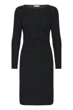 Utta pleat dress evening blue