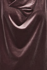 Perlina draping blouse fudge