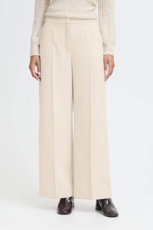 Denoa pants oatmeal