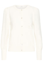 Manina structure cardigan marshmellow