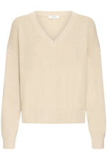 Morla loose jumper oyster melange