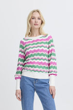 Morla zig zag pull phlox pink