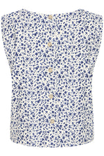 Falakka button top medieval blue