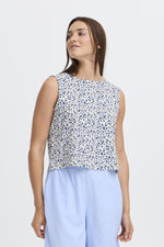 Falakka button top medieval blue