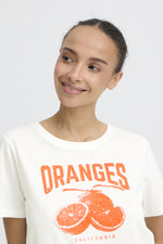 Sobbe t-shirt orange