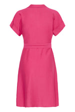 Iggy shirt dress raspberry rose