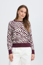 Morla pull jacquard animal fig