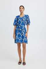 Ikaia dress nebulas blue flower