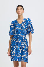 Ikaia dress nebulas blue flower