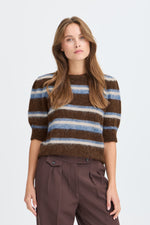 Milou jumper potting soil stripe