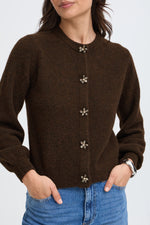 Omea deco cardigan java melange