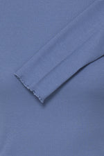 Tone rib t-shirt blue horizon