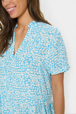 Eda SS dress ethereal blue leo