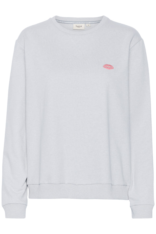 Fanile sweat pearl grey (laatste: L!)