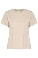 Haga glitter t-shirt taupe of lichtblauw