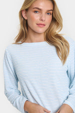 Jara t-shirt airy blue stripe