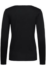 Mila v-neck pull zwart