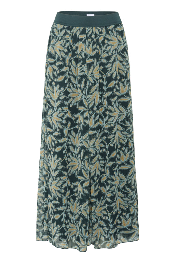 Milja maxi skirt pine autumn floral