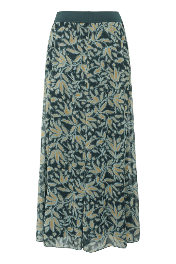 Milja maxi skirt pine autumn floral