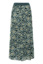 Milja maxi skirt pine autumn floral