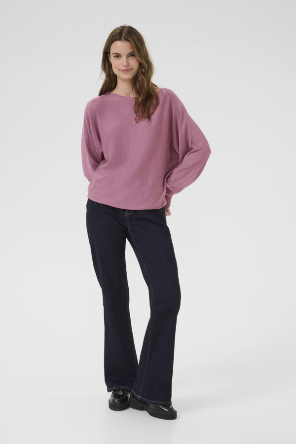 Annemarie batwing jumper mellow mauve