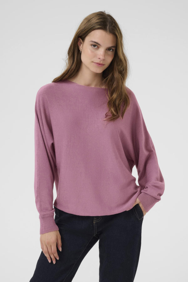 Annemarie batwing jumper mellow mauve