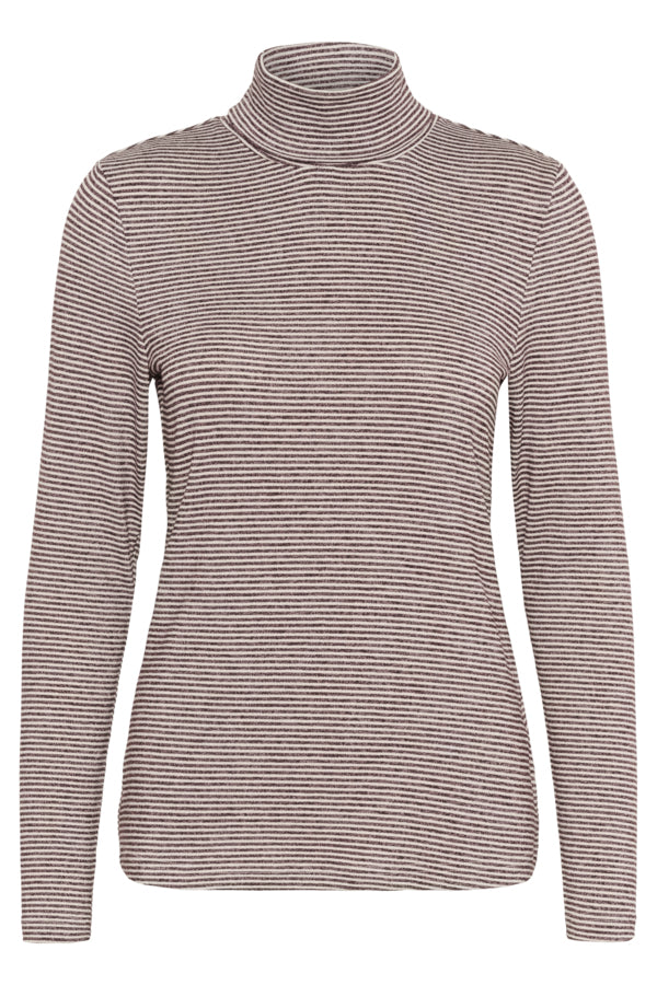 Alexandra jersey rollneck bordeaux