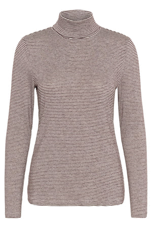 Alexandra jersey rollneck bordeaux