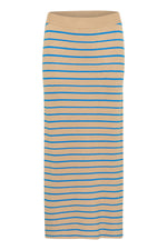 Ebba Annemette tube skirt tannin/blue