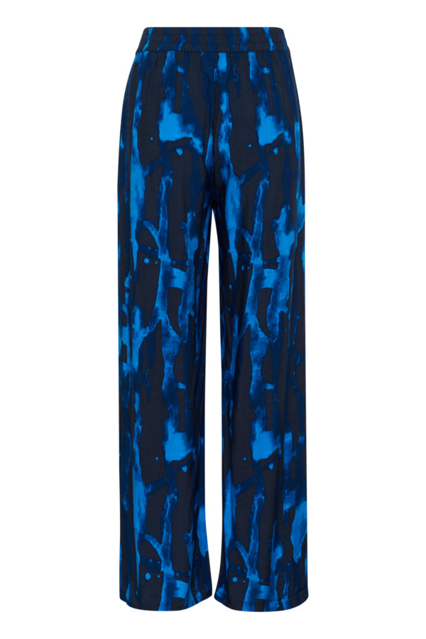 Ashley Chaina pant blue graphic