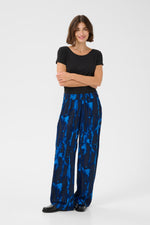 Ashley Chaina pant blue graphic