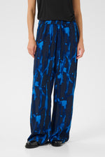 Ashley Chaina pant blue graphic