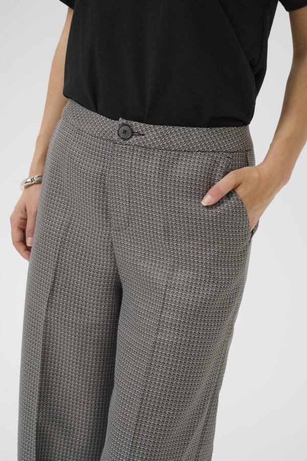 Dency pants grey/blue check