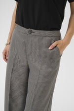 Dency pants grey/blue check