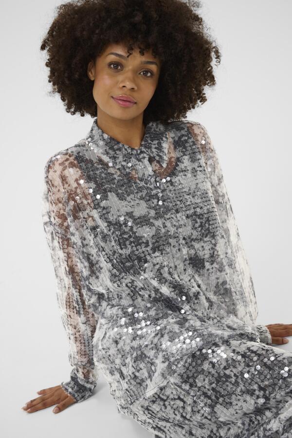 Wilma shirt grey/white