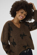 Freya pullover coffee bean
