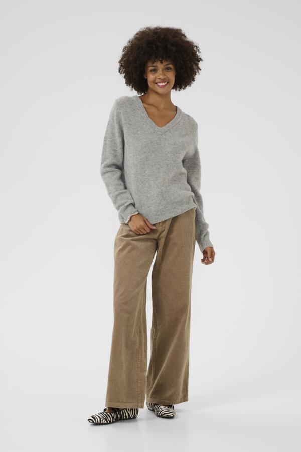 Asima pullover mid grey melange