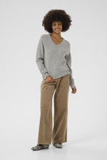 Asima pullover mid grey melange