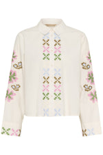 Breezy shirt spring gardenia