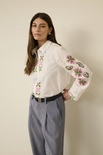 Breezy shirt spring gardenia