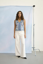 Tiala embroidery waistcoat