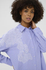 Jani deco shirt blue pink check
