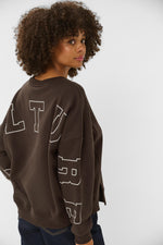 Angela sweater coffee bean