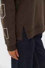 Angela sweater coffee bean