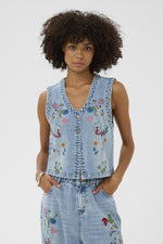 Tiala embroidery waistcoat