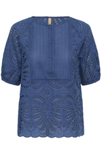 Akeena blouse true navy