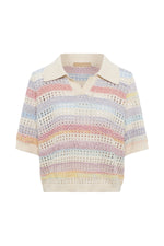 Juana polo multi stripe