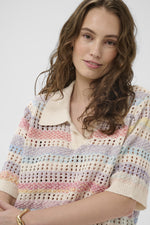 Juana polo multi stripe