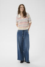 Juana polo multi stripe