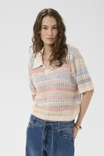 Juana polo multi stripe